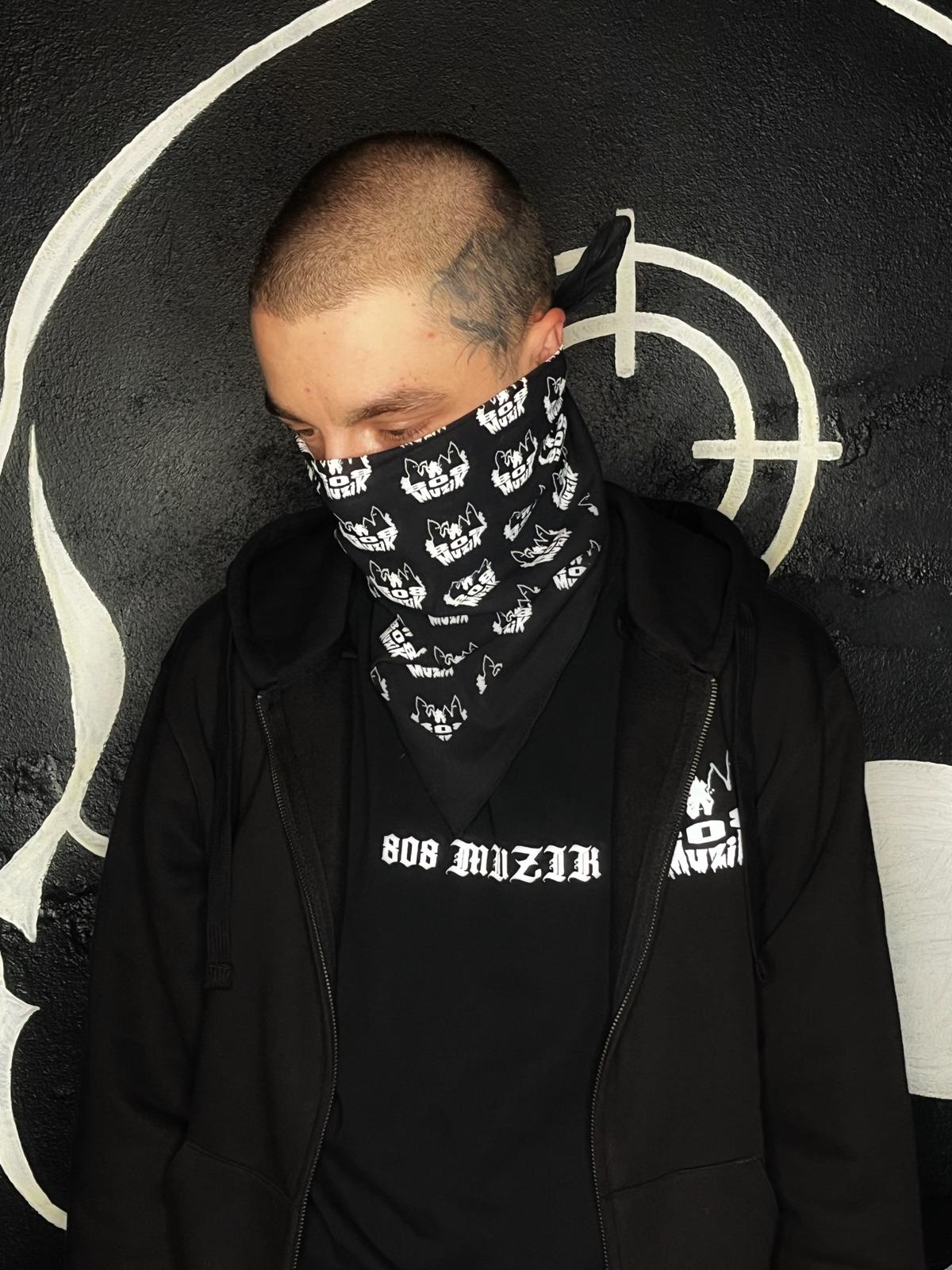 Bild von 808 GOONZ 'All Over' - BANDANA [schwarz]